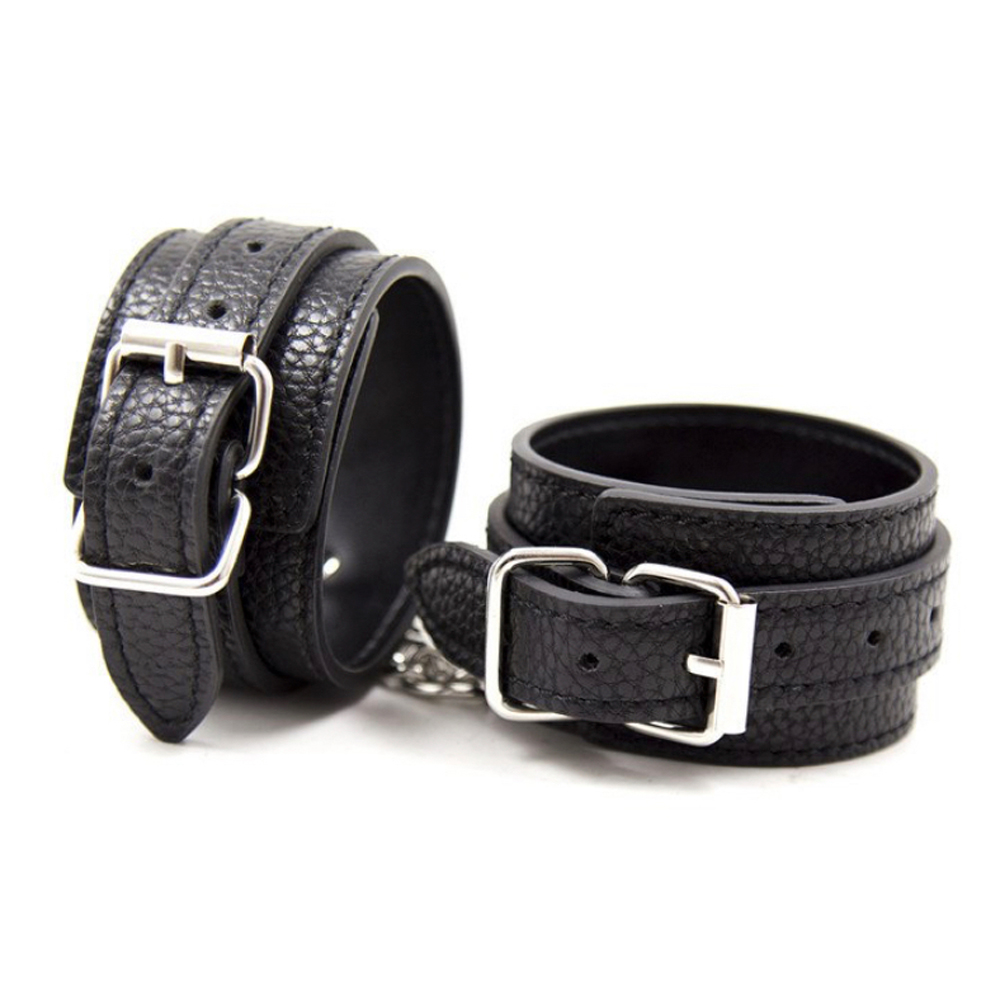 БДСМ наручники кожзам