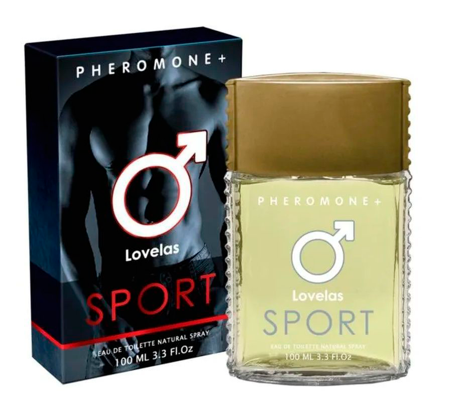 Туалетная мужская вода с феромонами Lovelas SPORT (100мл)