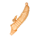 Насадка на член с удлинением и вибрацией в двух зонах