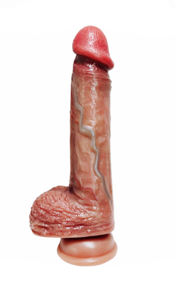 Фаллоимитатор из киберкожи на присоске