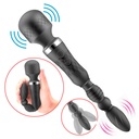 Вибратор для клитора + проникновение (двусторонний) заряжающийся