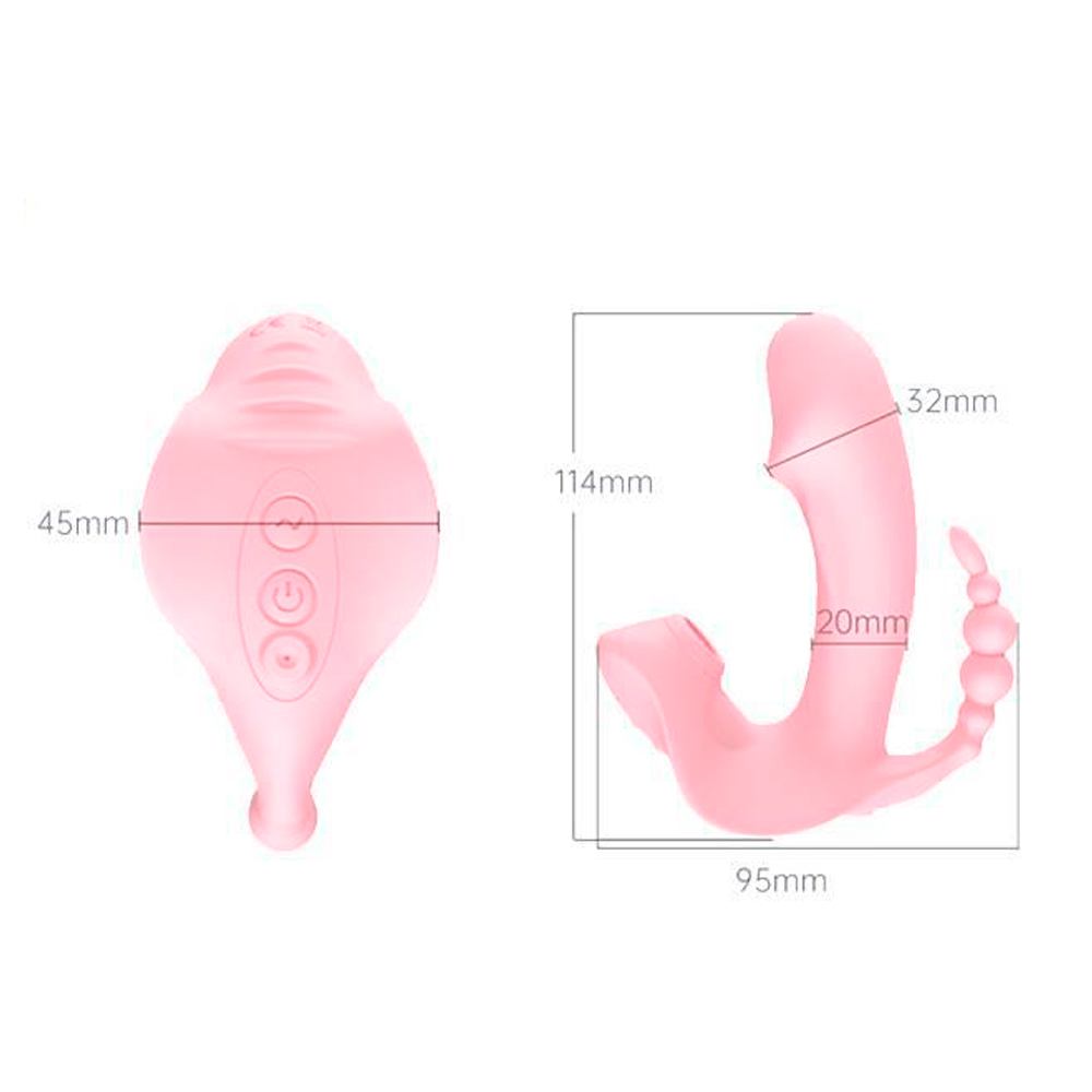 Вибротрусики со стимуляцией клитора и беспроводным пультом