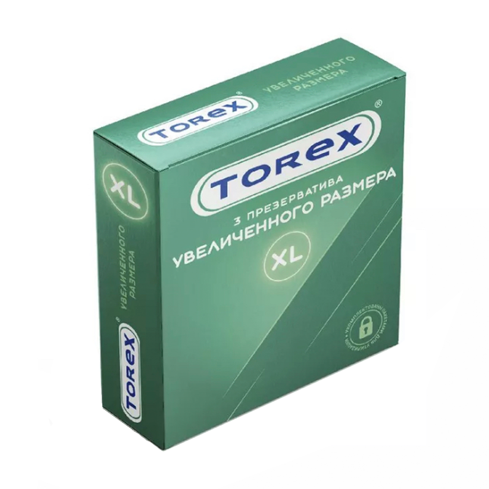 Презервативы от TOREX увеличенного размера XL (3 шт в уп)