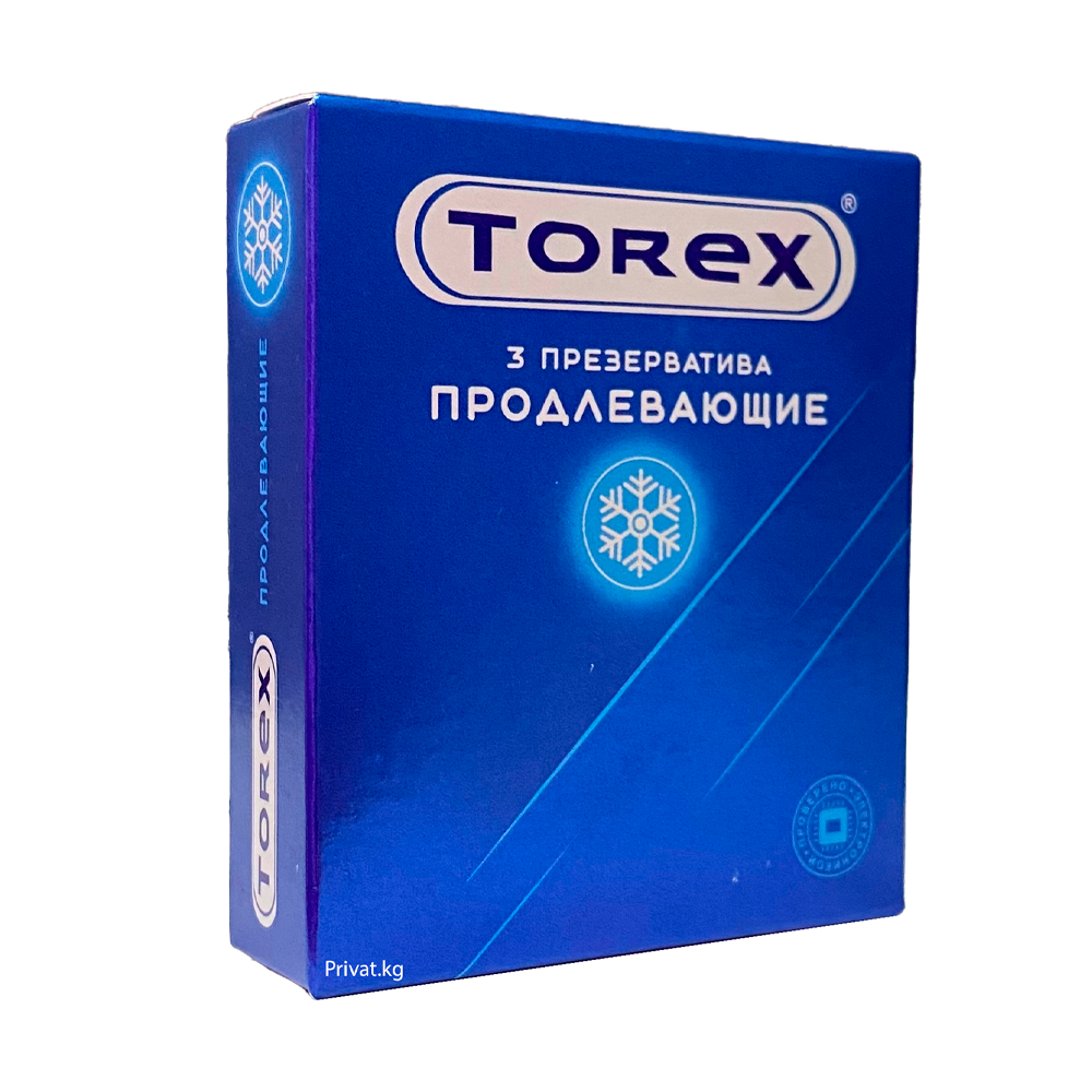 Презервативы от TOREX продлевающие (3 шт в уп)