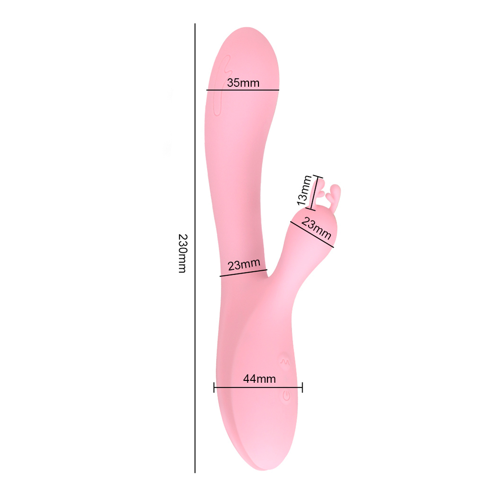 Вибратор кролик проникновение + клитор (заряжающийся)
