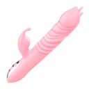 Вибратор с толкательными и вращательными движениями, с подогревом