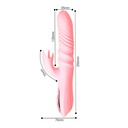 Вибратор с толкательными и вращательными движениями, с подогревом