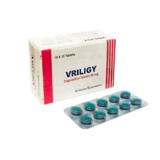 Дапоксетин VRILIGY 60 для продления полового акта (1 таблетка)