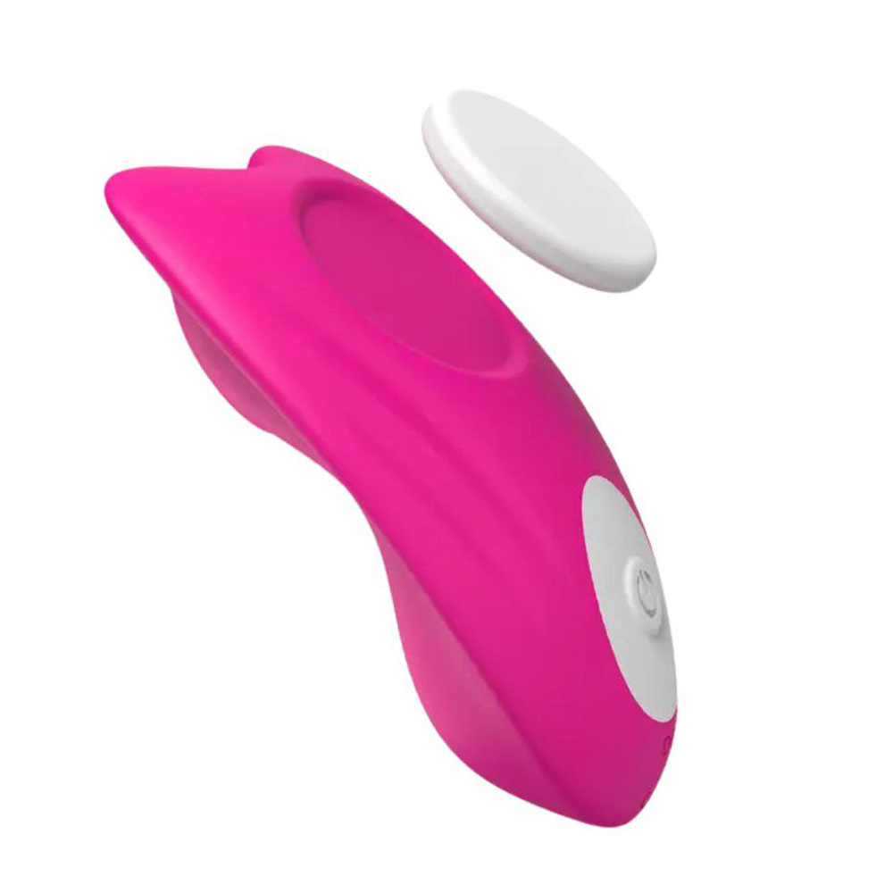 Вибратор в трусики с магнитным креплением и пультом