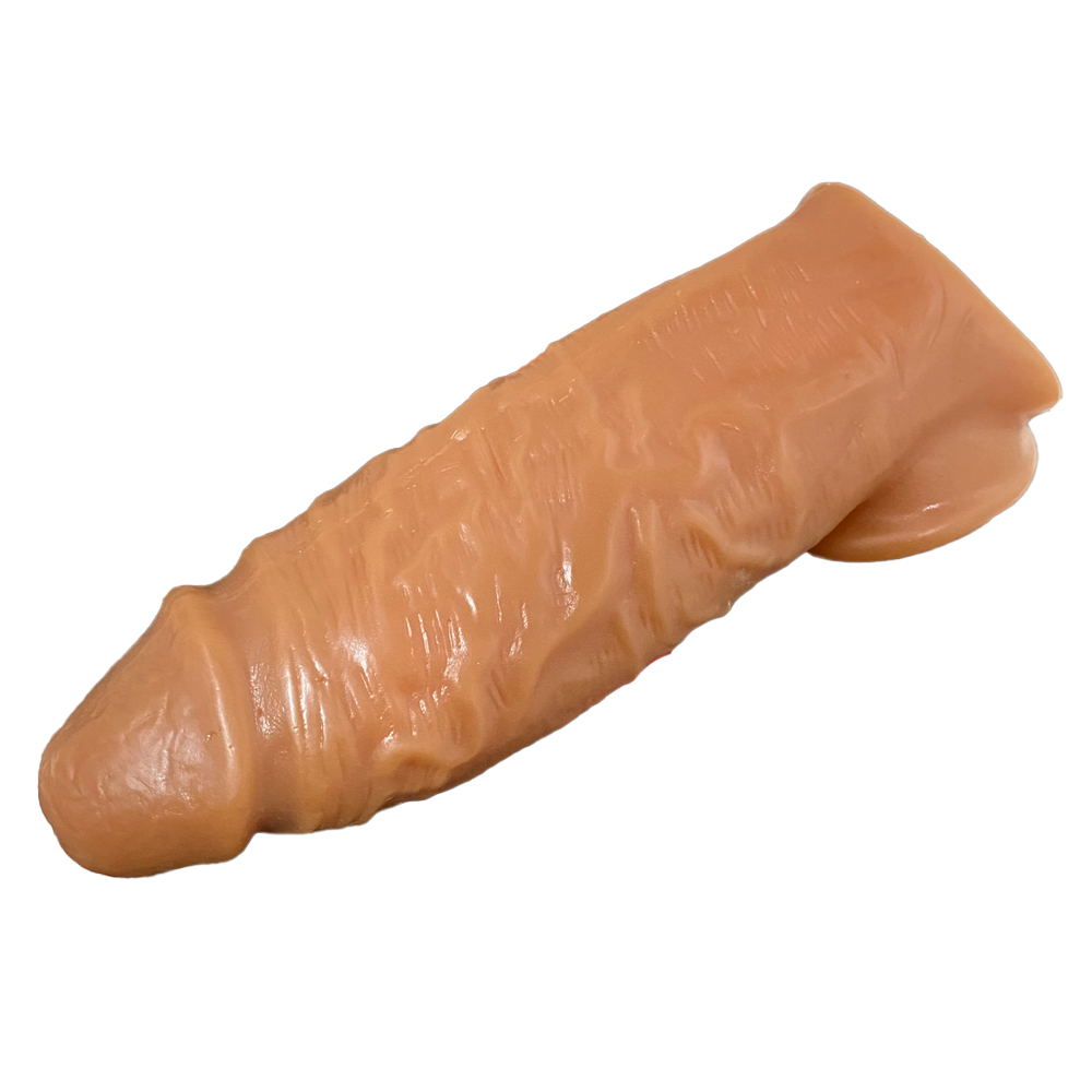 Насадка на член из киберкожи с удлинением