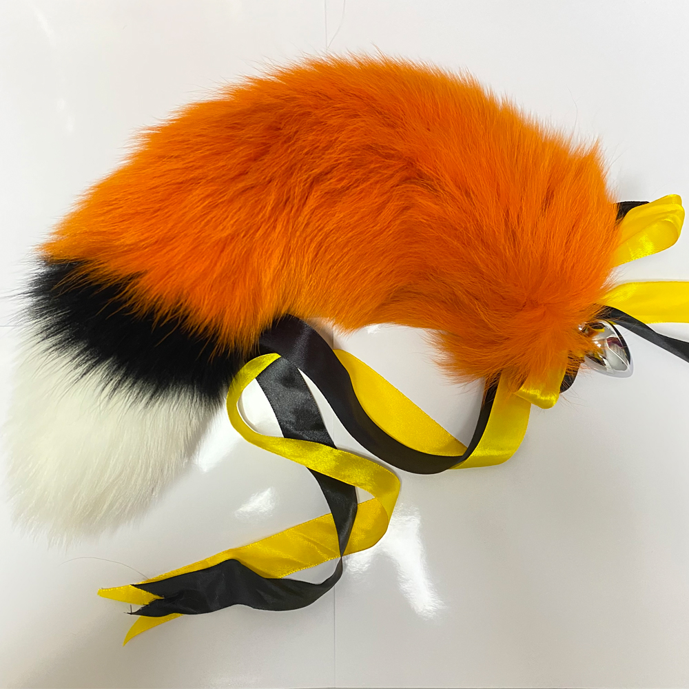 Анальная пробка металлическая "Лисёнок"