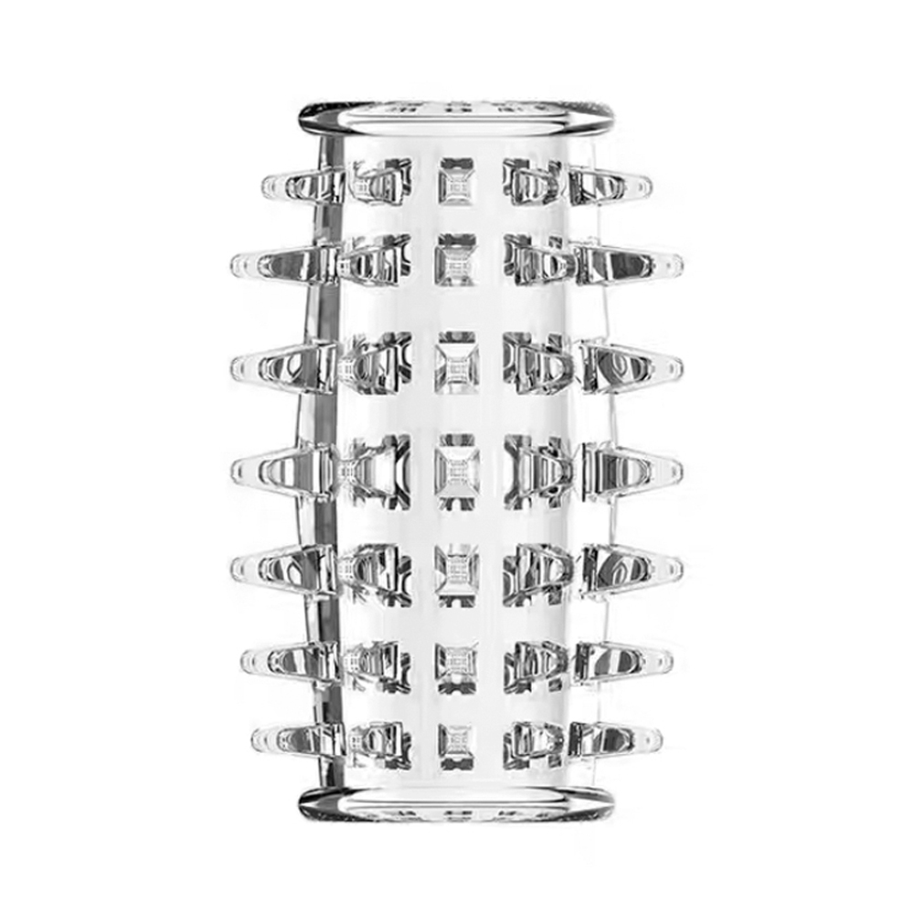 Сквозная насадка на член с бусинами