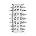 Сквозная насадка на член с бусинами