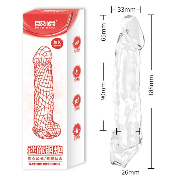 Насадка на член с удлинением